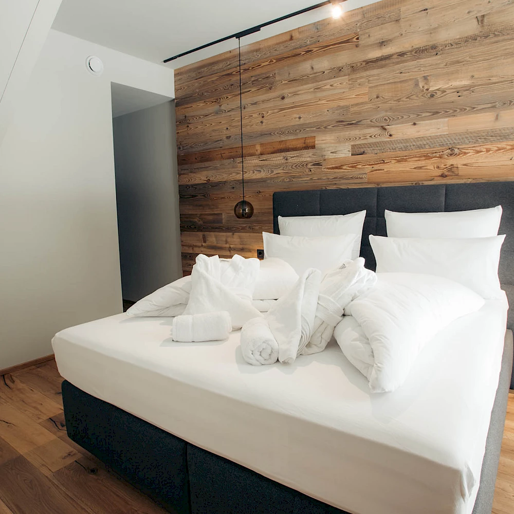 Reclaimed wood and beautiful finishes offer our guests the best comfort in the vacation apartment Ischgl.